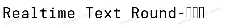 Realtime Text Round字体转换 Realtime Text Round字体转换